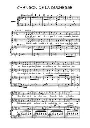 Chanson de la duchesse